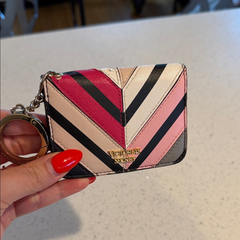 Victoria secret Stripe Card Holder